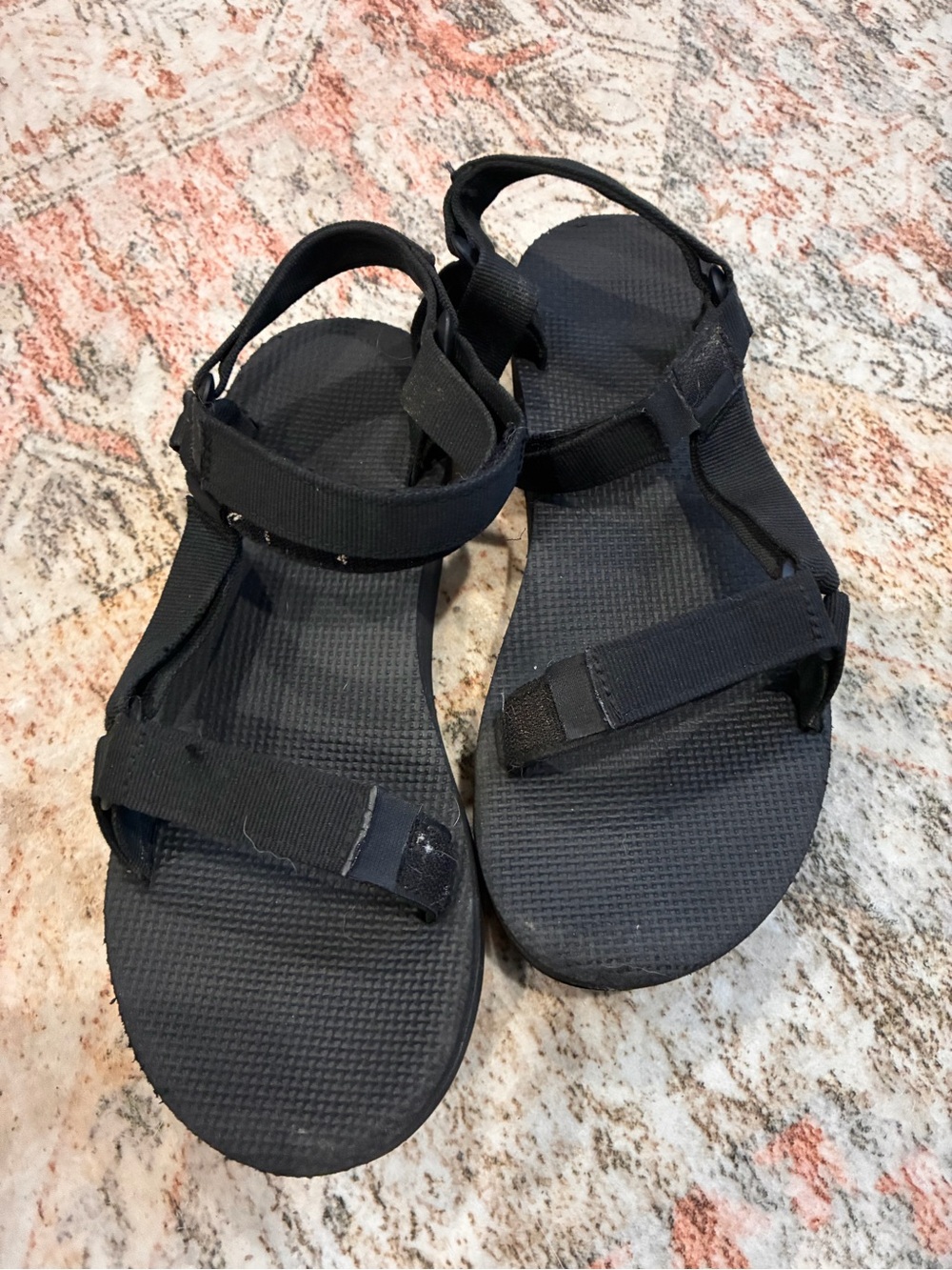 Teva Black Women's Sport Sandals - Adjustable Straps